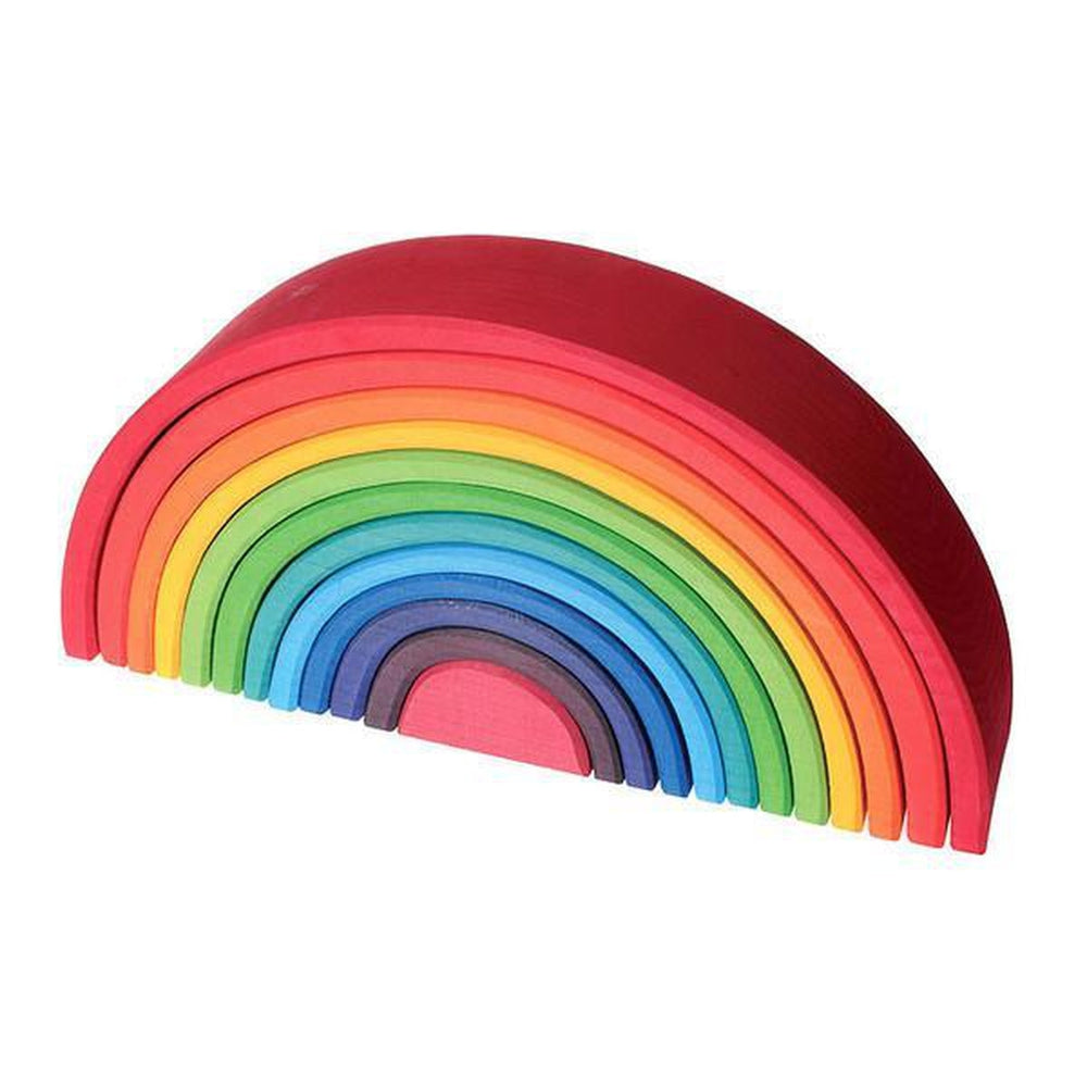 Large wooden rainbow stacker