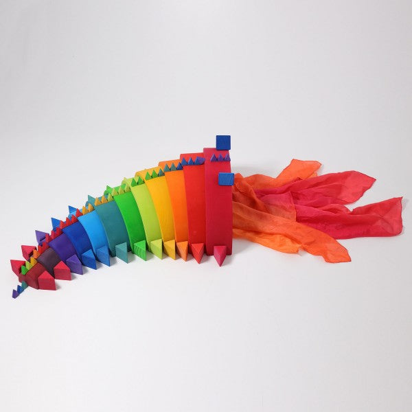 Large wooden rainbow stacker
